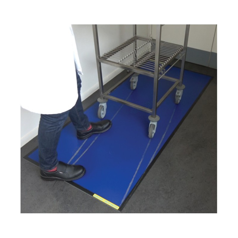 TAPIS DE DECONTAMINATION SEMELLES + ROUES